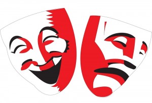 red-and-black-theater-masks-on-white-background-vector-1316231