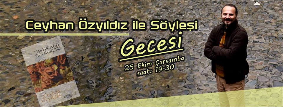 BARAKA’DA CEYHAN ÖZYILDIZ İLE SÖYLEŞİ GECESİ DÜZENLENİYOR