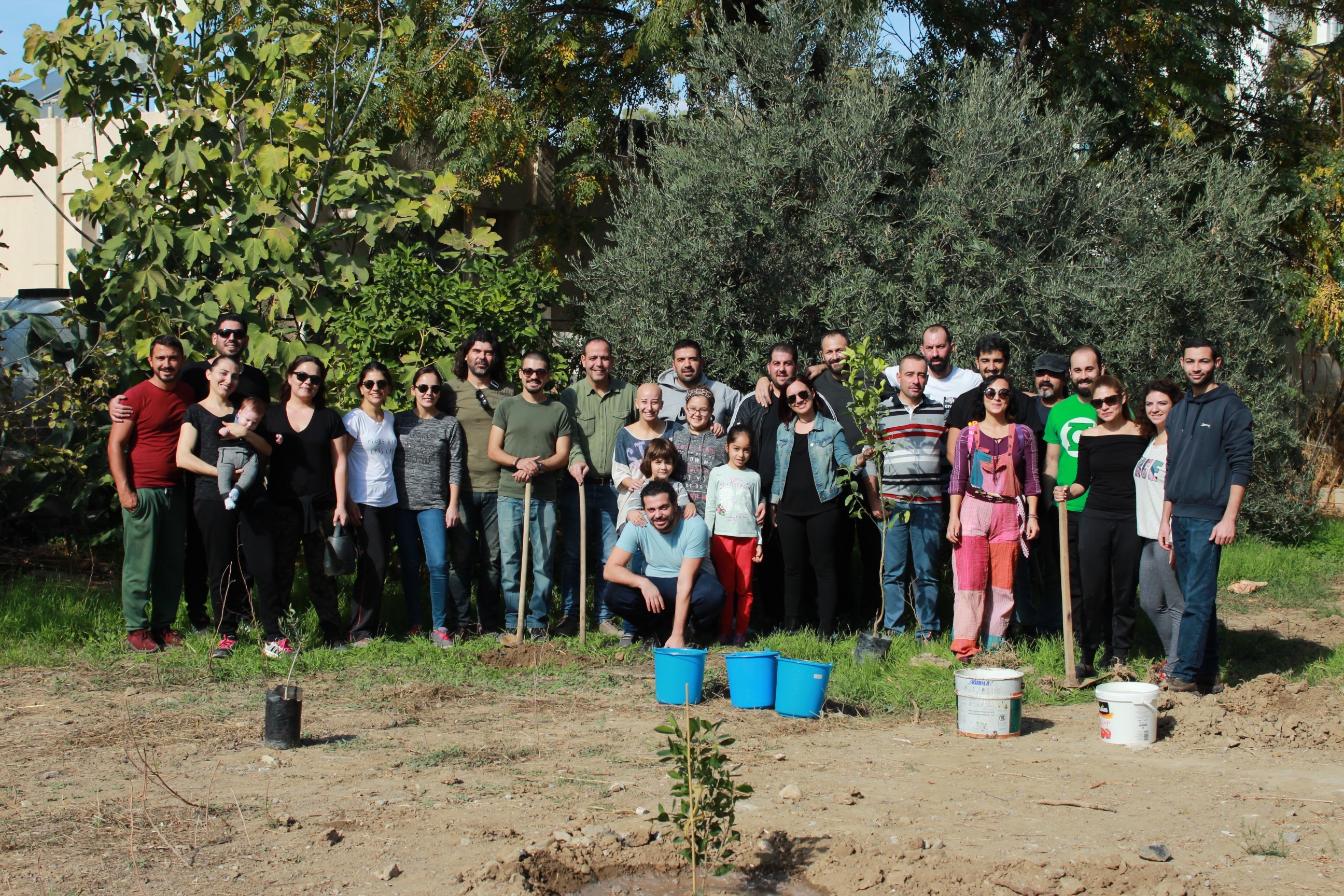 Baraka Kültür Merkezi ve Bağımsızlık Yolu Lefkoşa’da Ağaç Dikimi Gerçekleştirdi