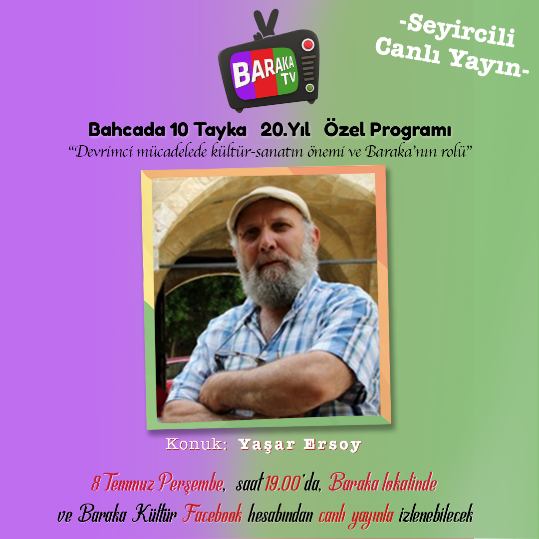 Bahcada 10 Tayka ”20. Yıl Özel” Programının Konuğu Yaşar Ersoy