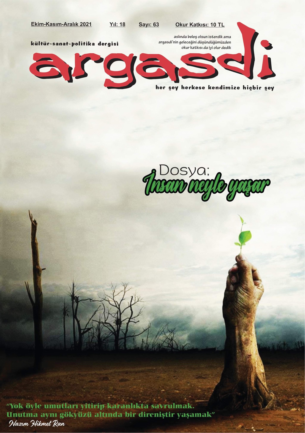 Argasdi’nin 63. Sayısı Çıktı!