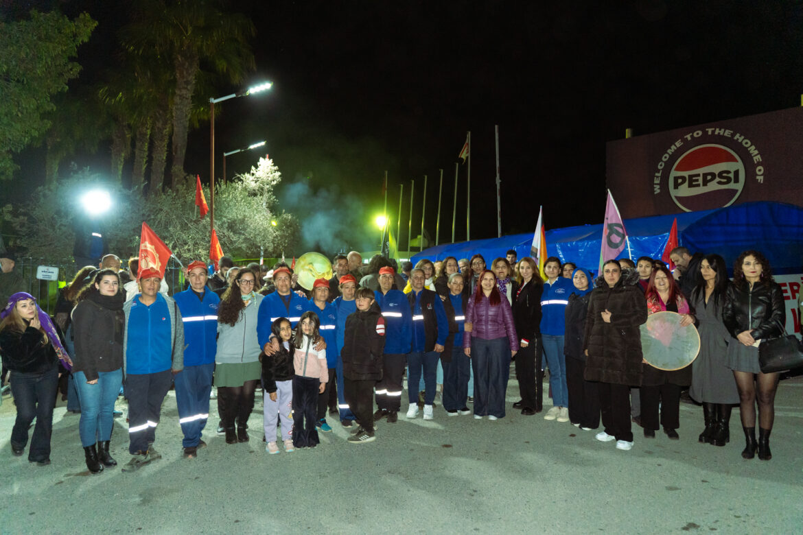 YAŞAMAK İÇİN EKMEK, RUHUMUZ İÇİN GÜL, EMEĞİMİZ İÇİN SENDİKA