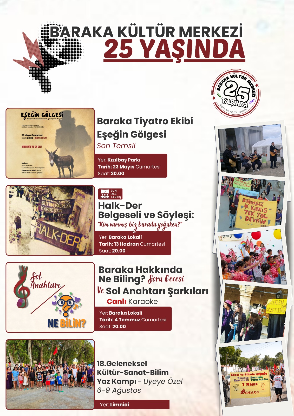 Baraka Kültür Merkezi 25 Yaşında